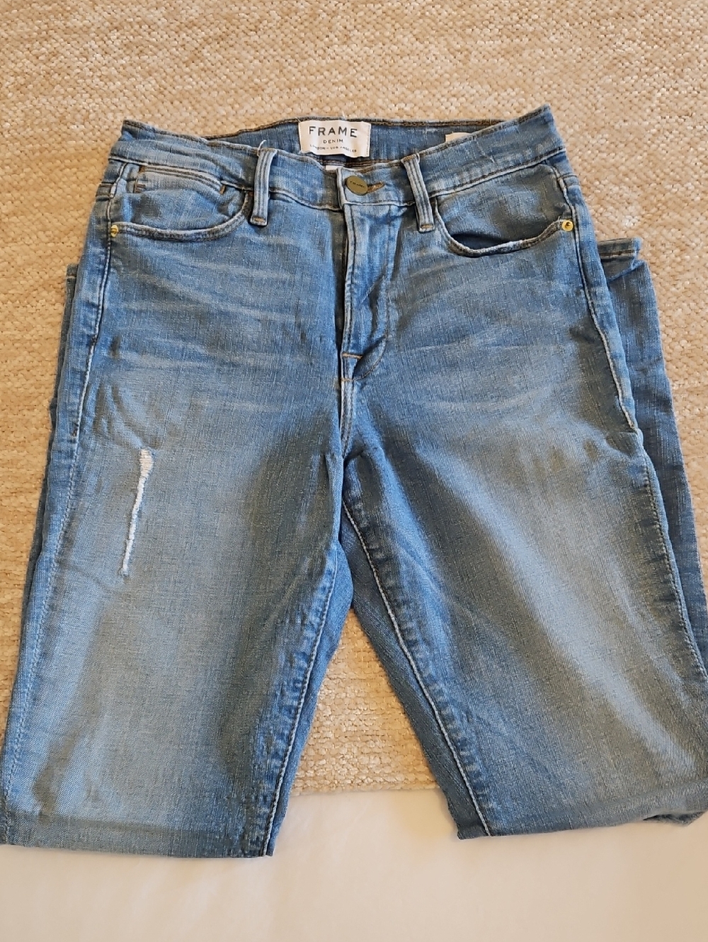 Frame Denim Slim Light Blue Jeans